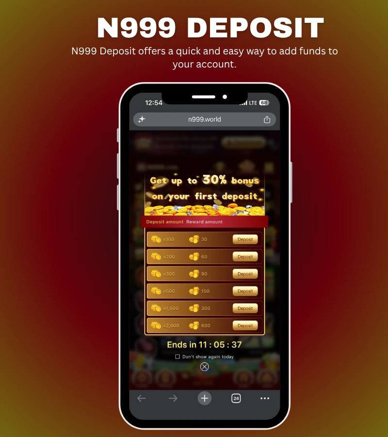 N999 DEPOSIT