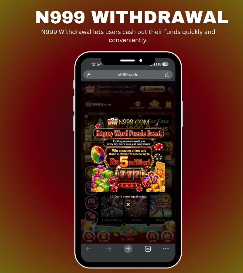 N999 WITHDRAWAL